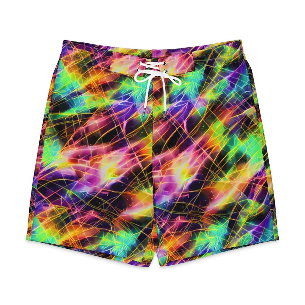 Stellar Shards on Men's Board Shorts — Front