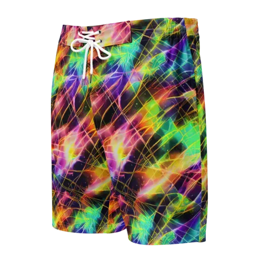Stellar Shards on a Men's Board Shorts