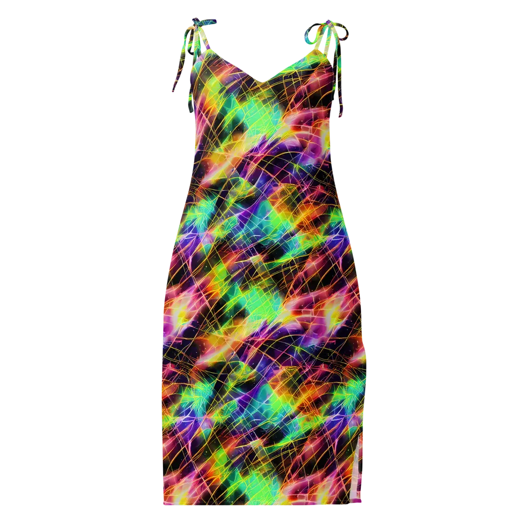 Stellar Shards on Slip Dress — Front
