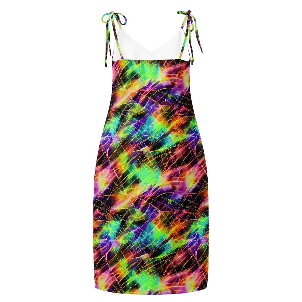 Stellar Shards on Slip Dress — Back