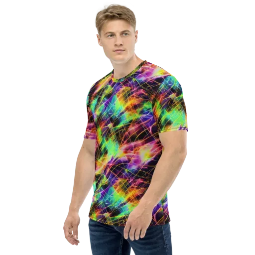 Stellar Shards on a Men's Crew Neck T-Shirt