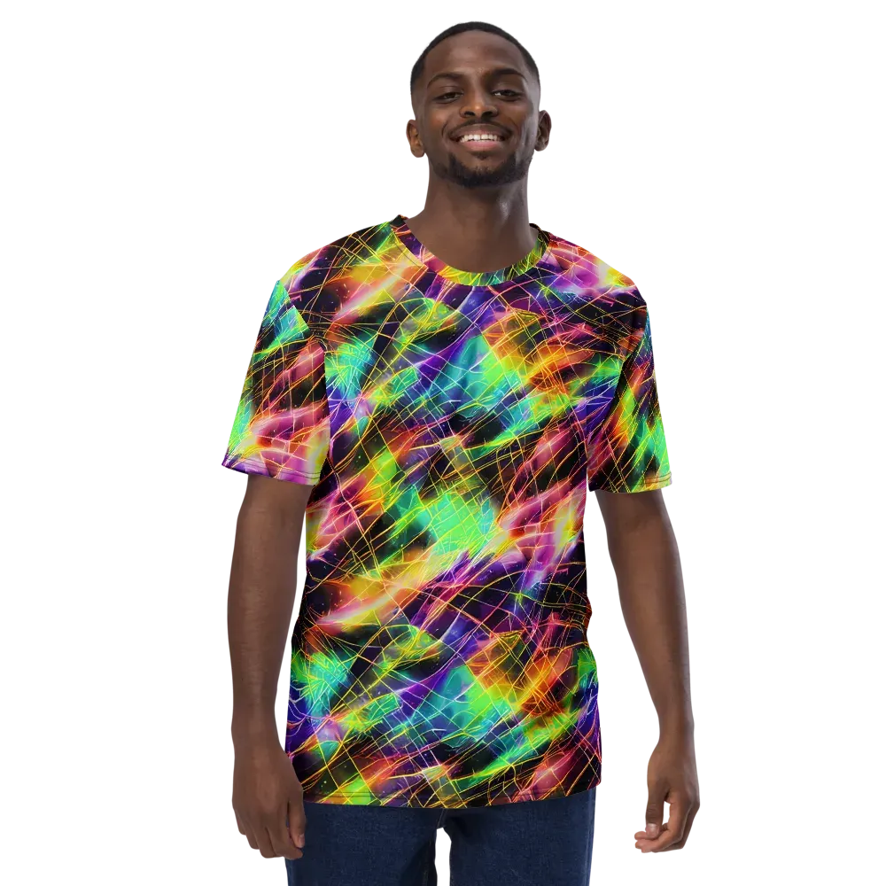 Stellar Shards on Men's Crew Neck T-Shirt — Front