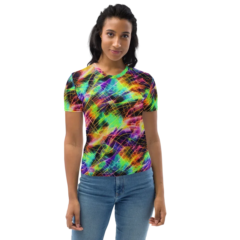 Stellar Shards on Women's Crew Neck T-Shirt — Front