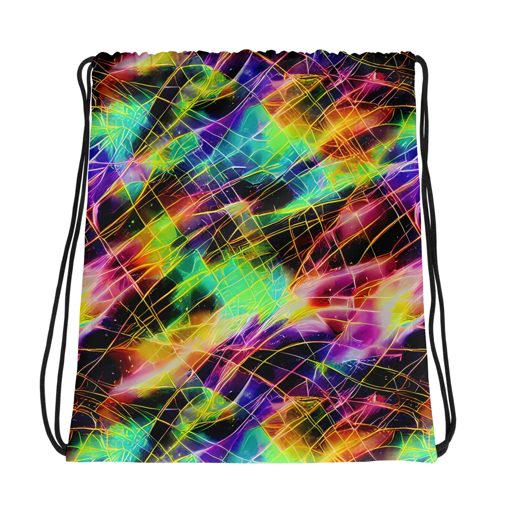 Stellar Shards on Drawstring Bag — Photo
