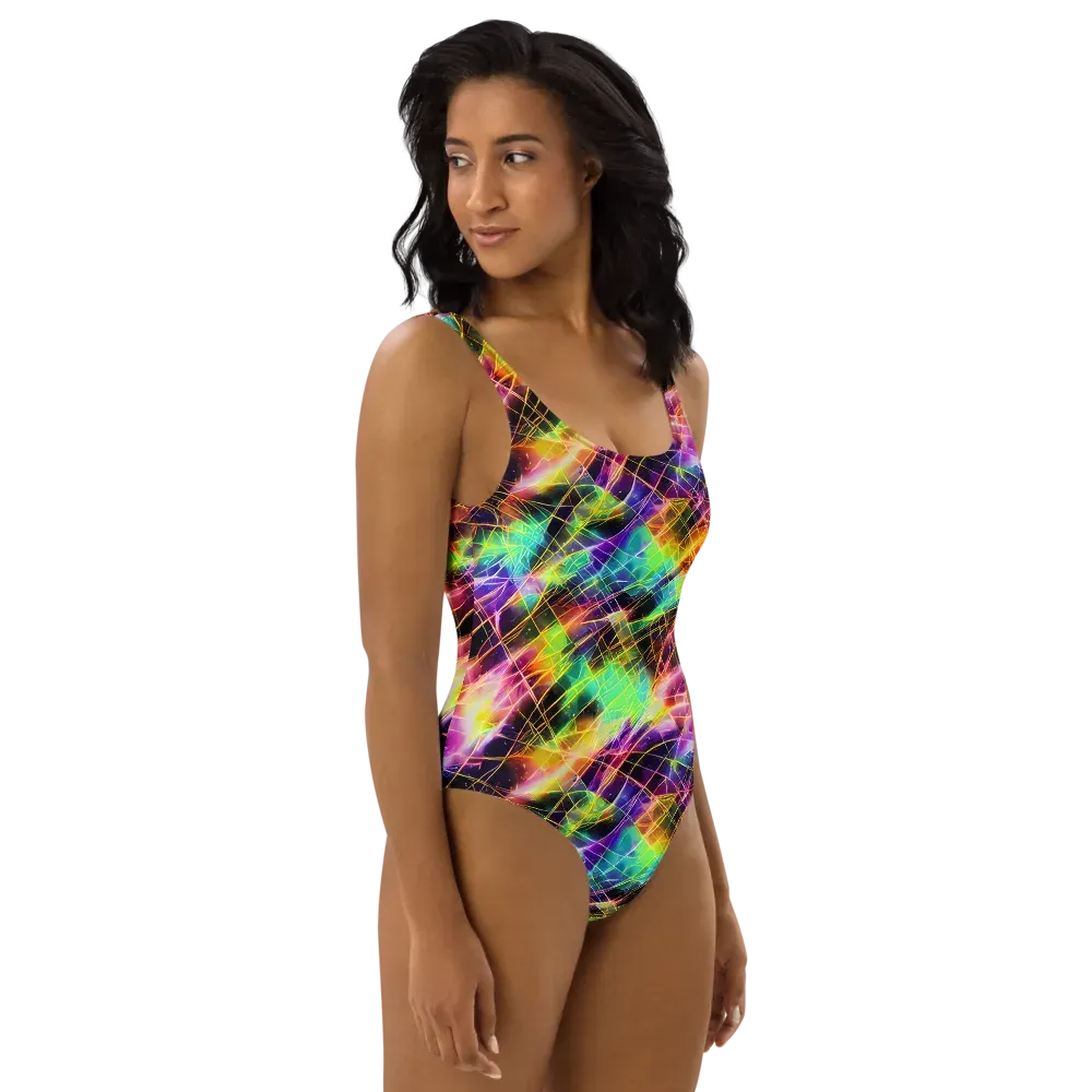 Stellar Shards on One-Piece Swimsuit — Right