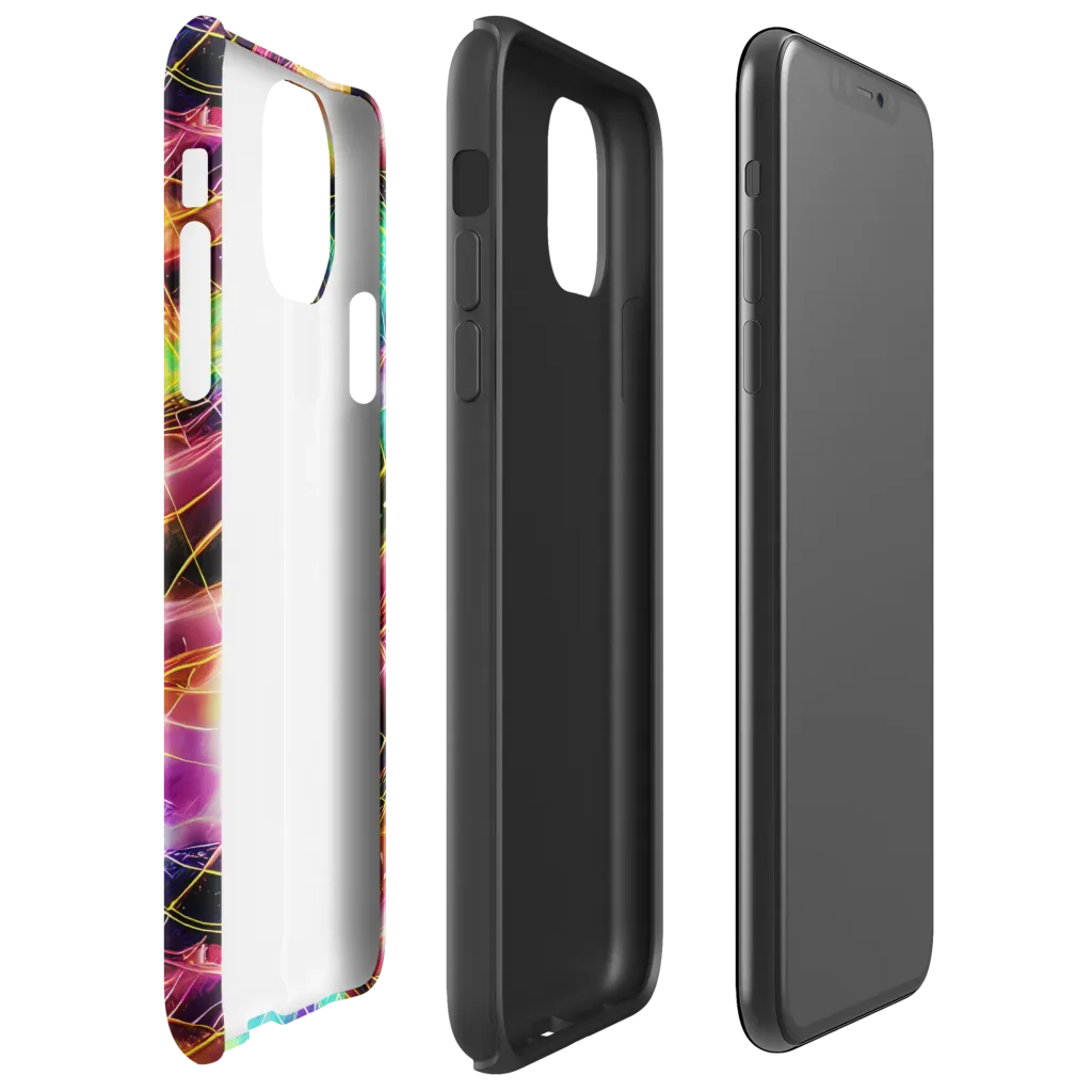 Stellar Shards on Tough Case for iPhone® — Right