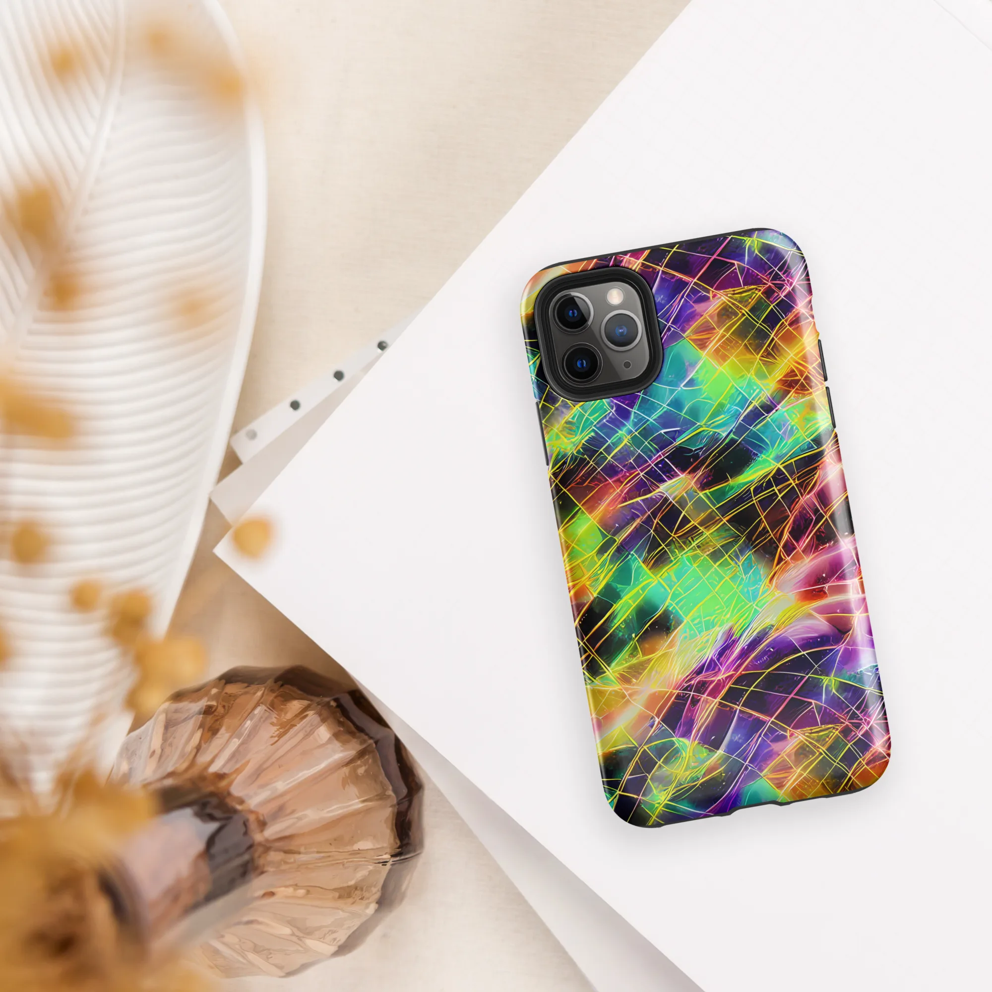 Stellar Shards on Tough Case for iPhone® — Front