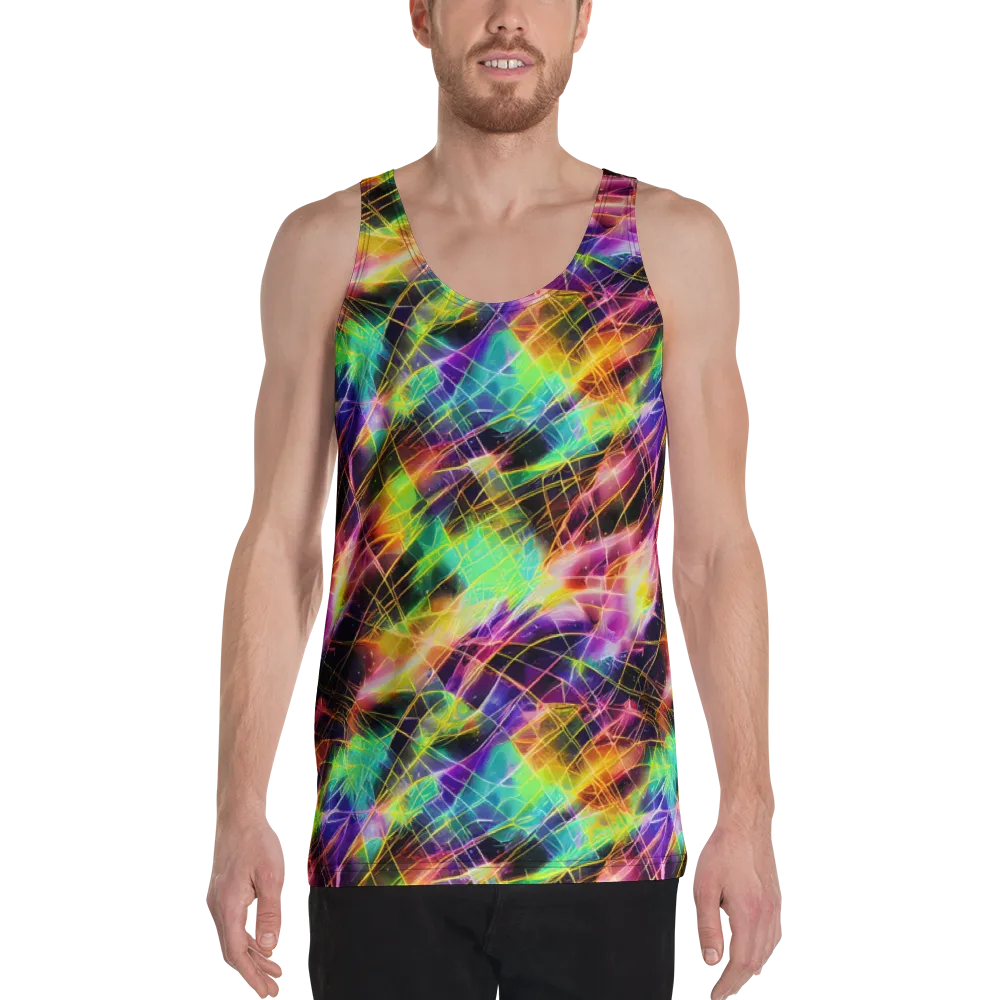 Stellar Shards on Men's Tank Top — Front