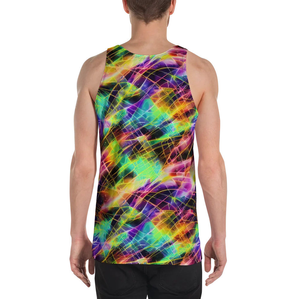 Stellar Shards on Men's Tank Top — Back