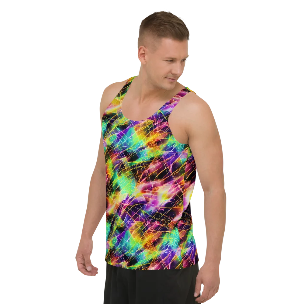 Stellar Shards on Men's Tank Top — Left Front