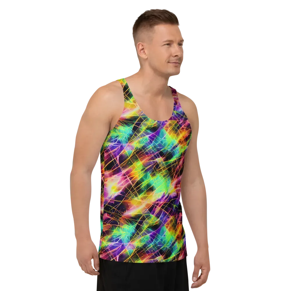 Stellar Shards on Men's Tank Top — Right Front
