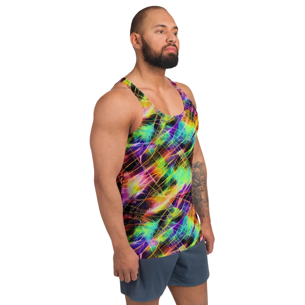 Stellar Shards on Men's Tank Top — Right Front