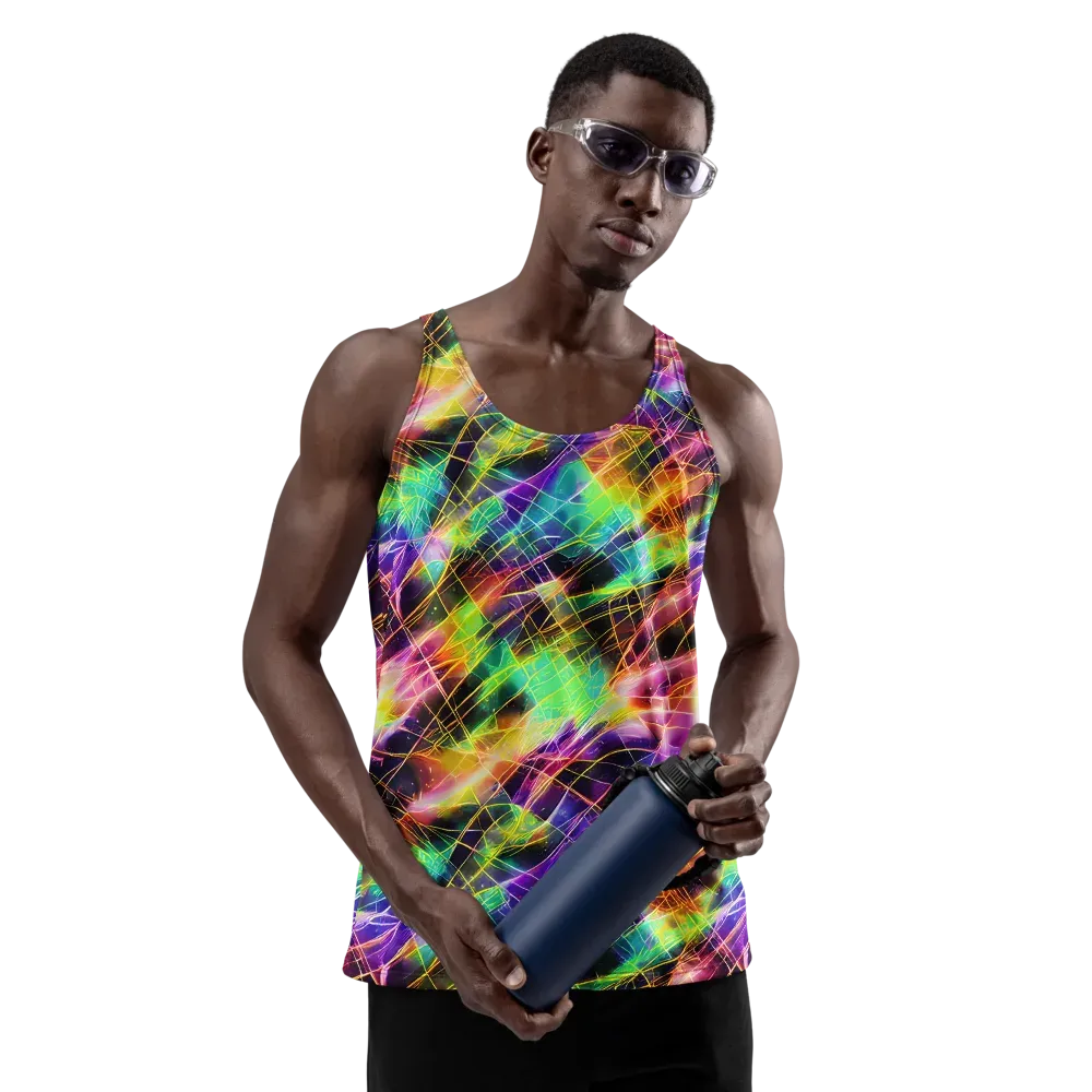 Stellar Shards on Men's Tank Top — Front
