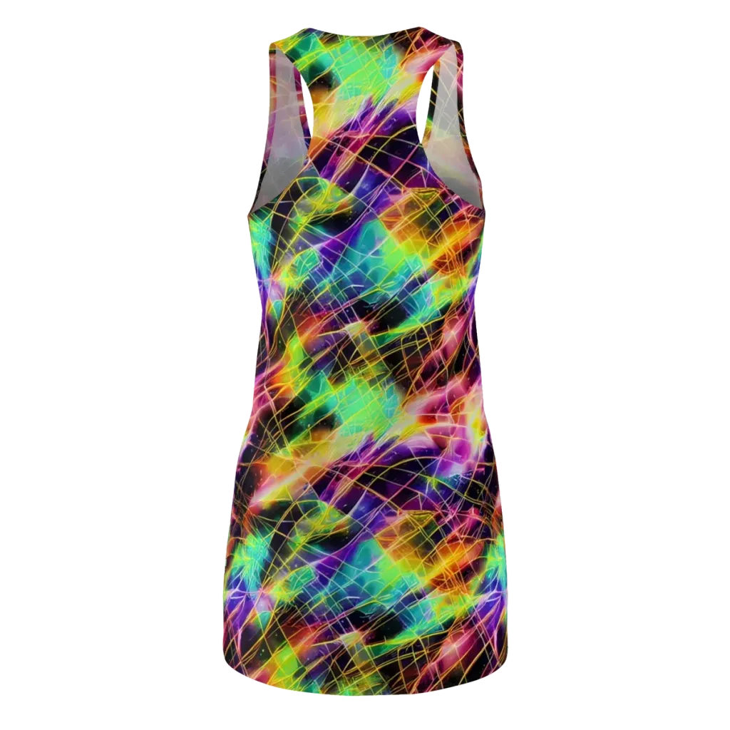 Stellar Shards on Racerback Dress — Back