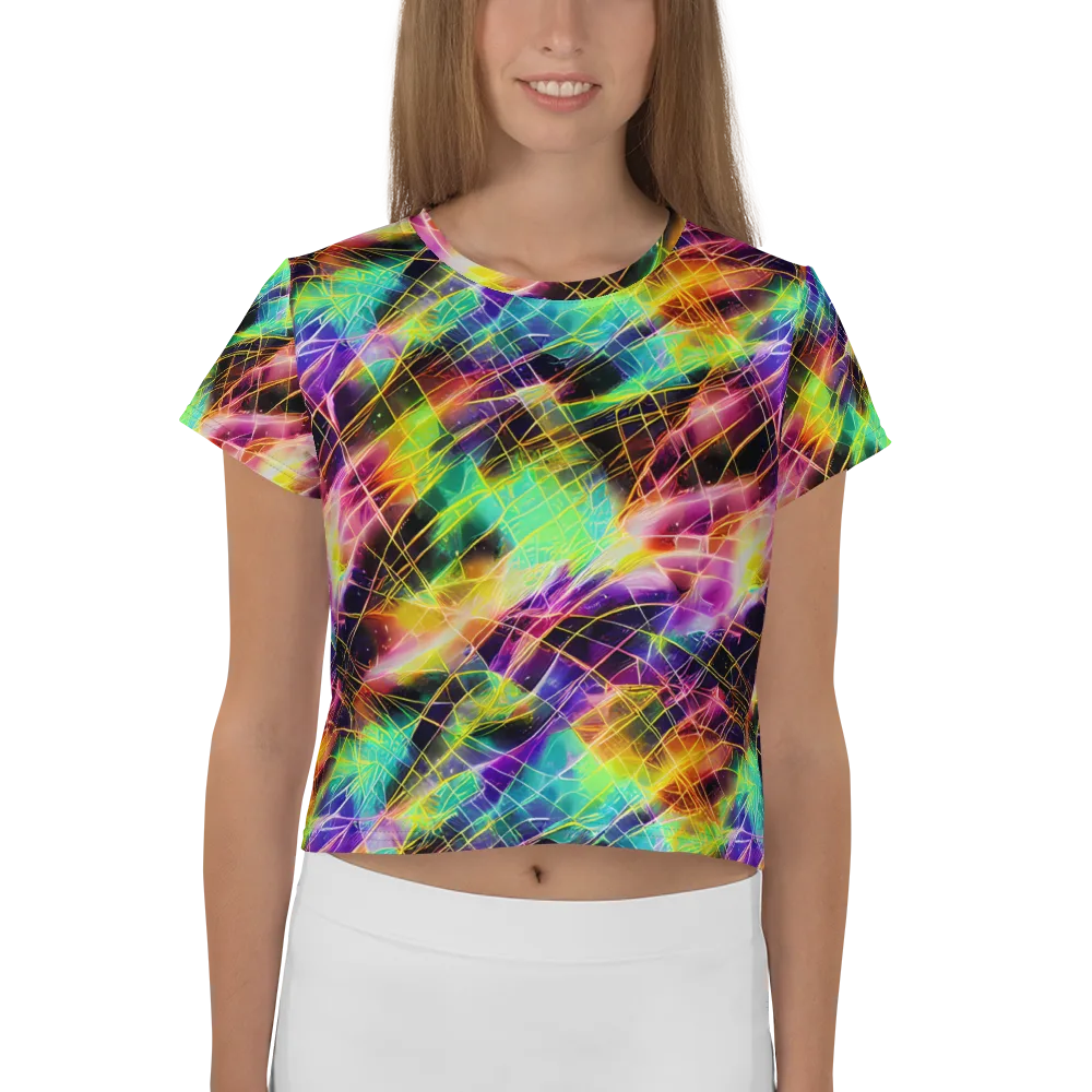 Stellar Shards on Crop Tee — Front