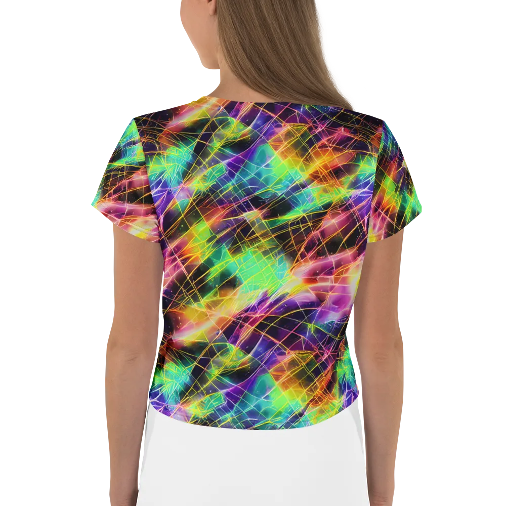 Stellar Shards on Crop Tee — Back