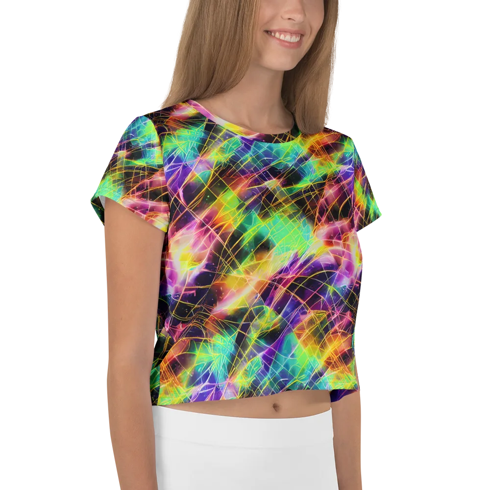 Stellar Shards on Crop Tee — Right