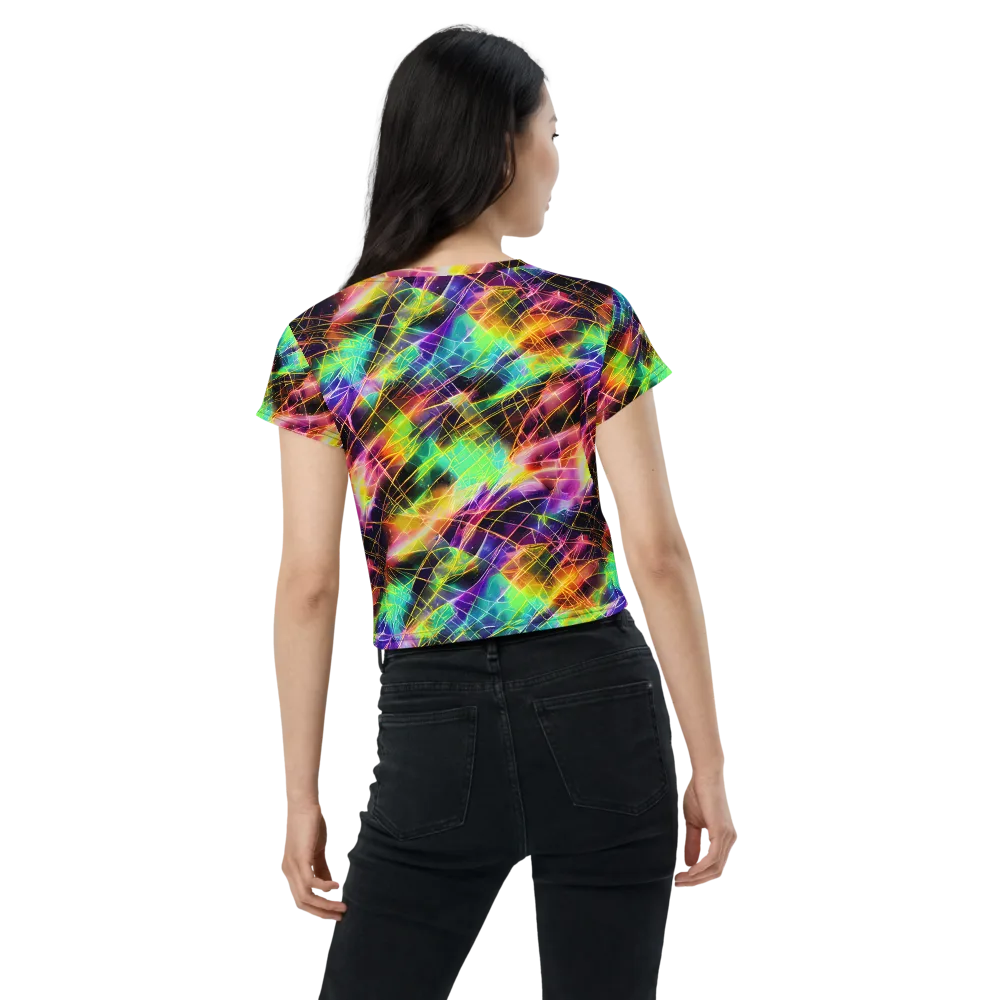 Stellar Shards on Crop Tee — Back