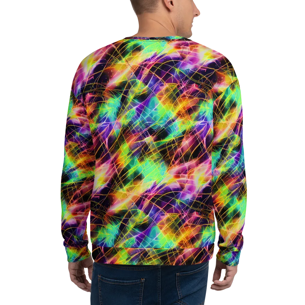 Stellar Shards on Sweatshirt — Back