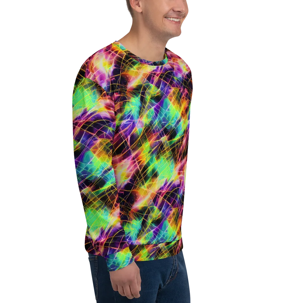 Stellar Shards on Sweatshirt — Right Front