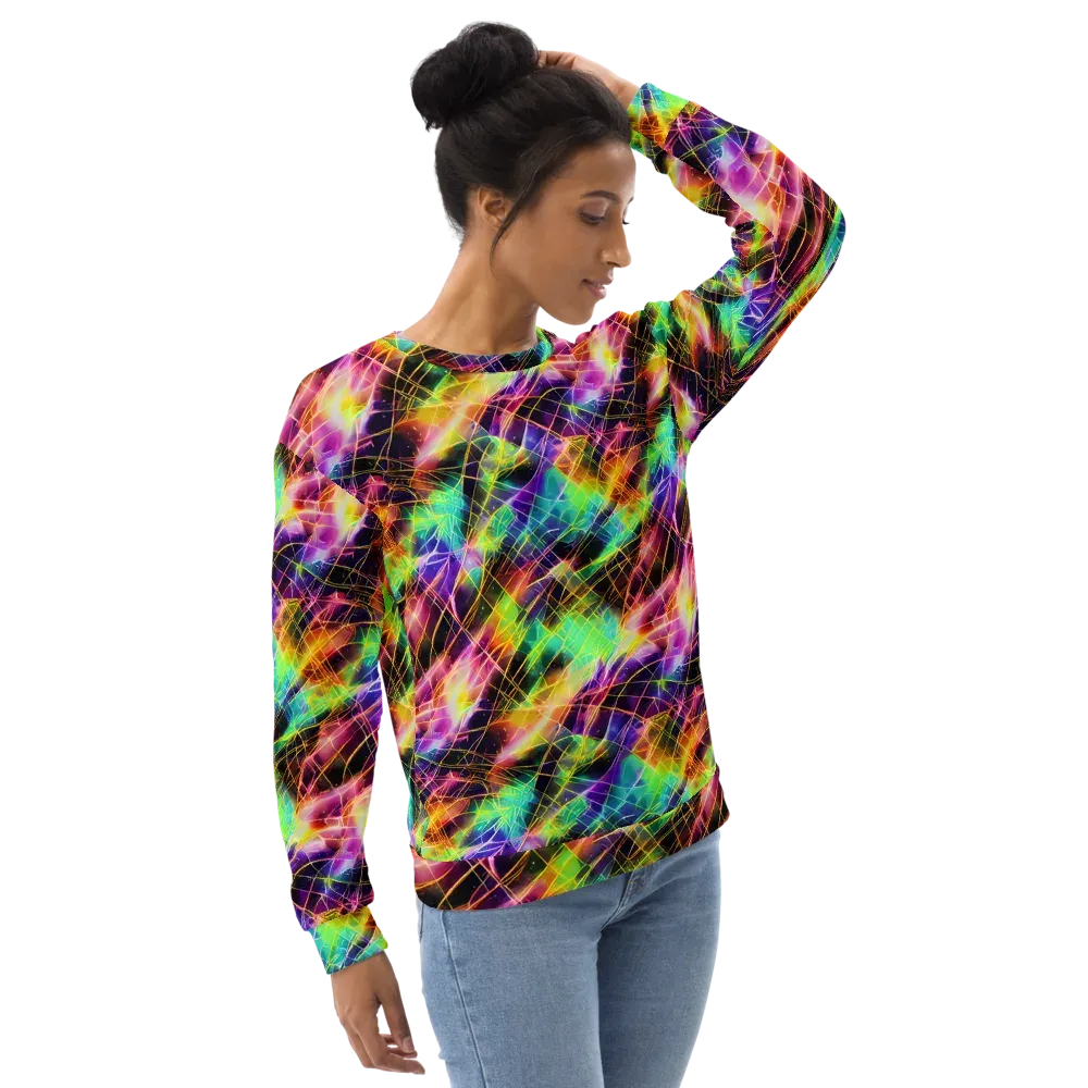 Stellar Shards on Sweatshirt — Right Front
