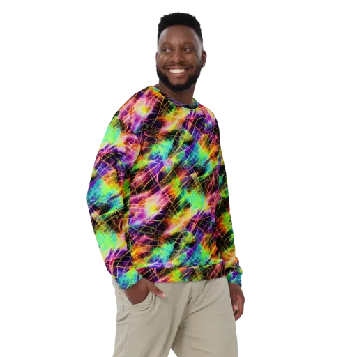 Stellar Shards on a Sweatshirt