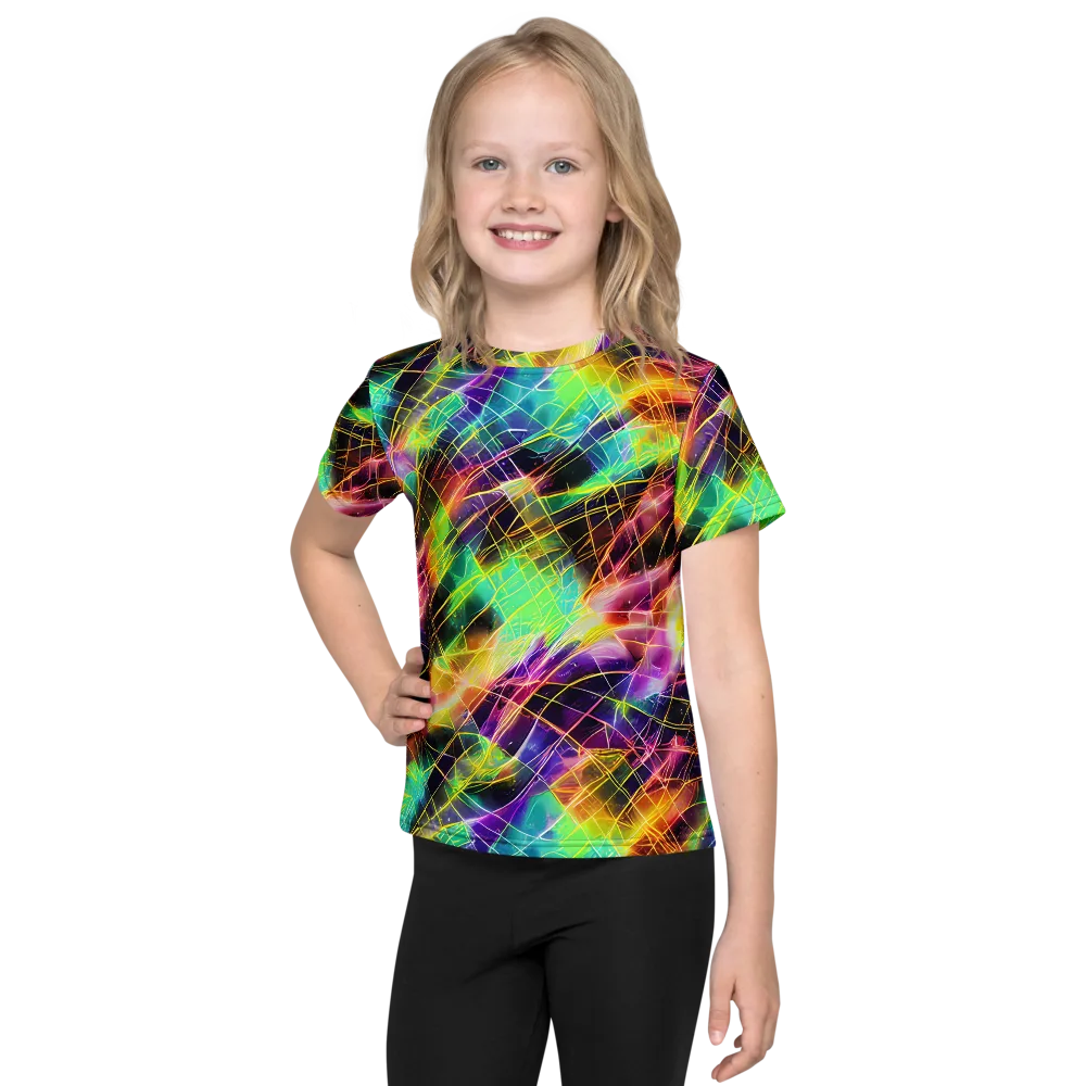 Stellar Shards on Kids Crew Neck T-Shirt — Front