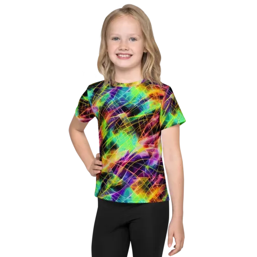 Stellar Shards on a Kids Crew Neck T-Shirt