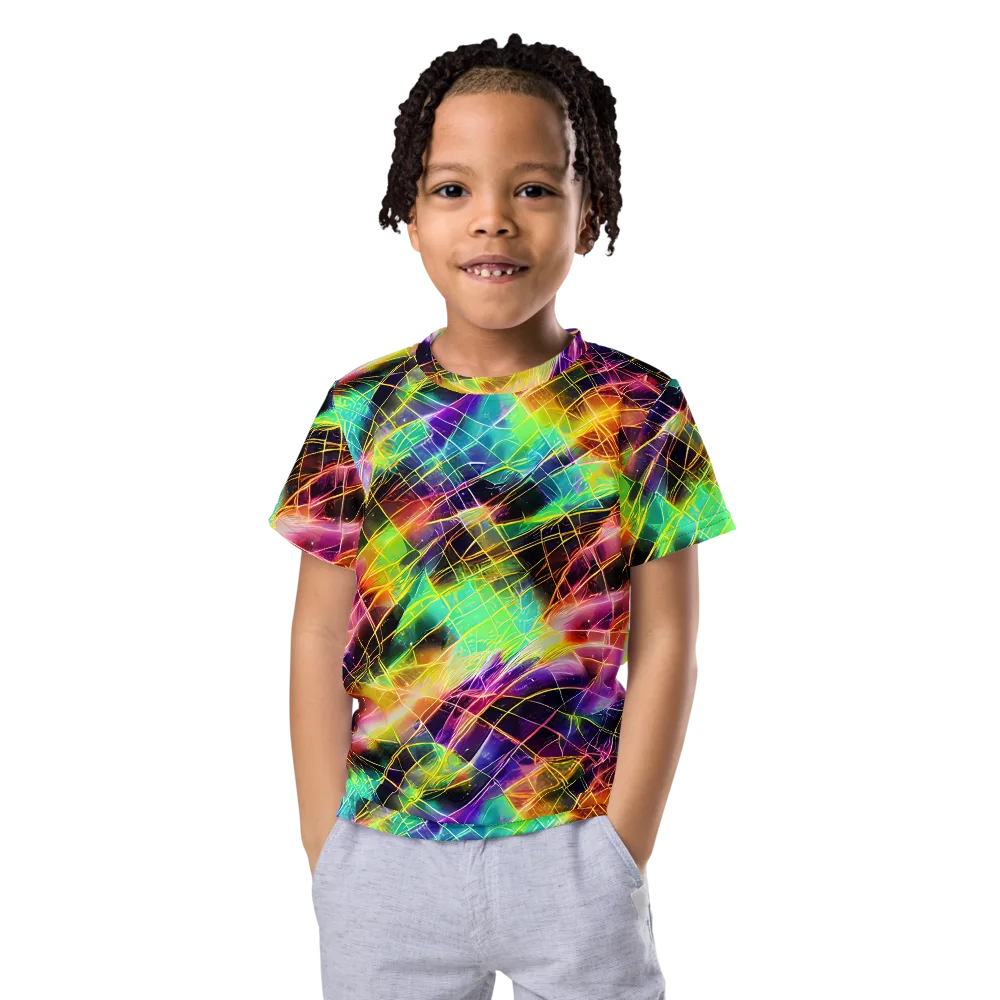 Stellar Shards on Kids Crew Neck T-Shirt — Front