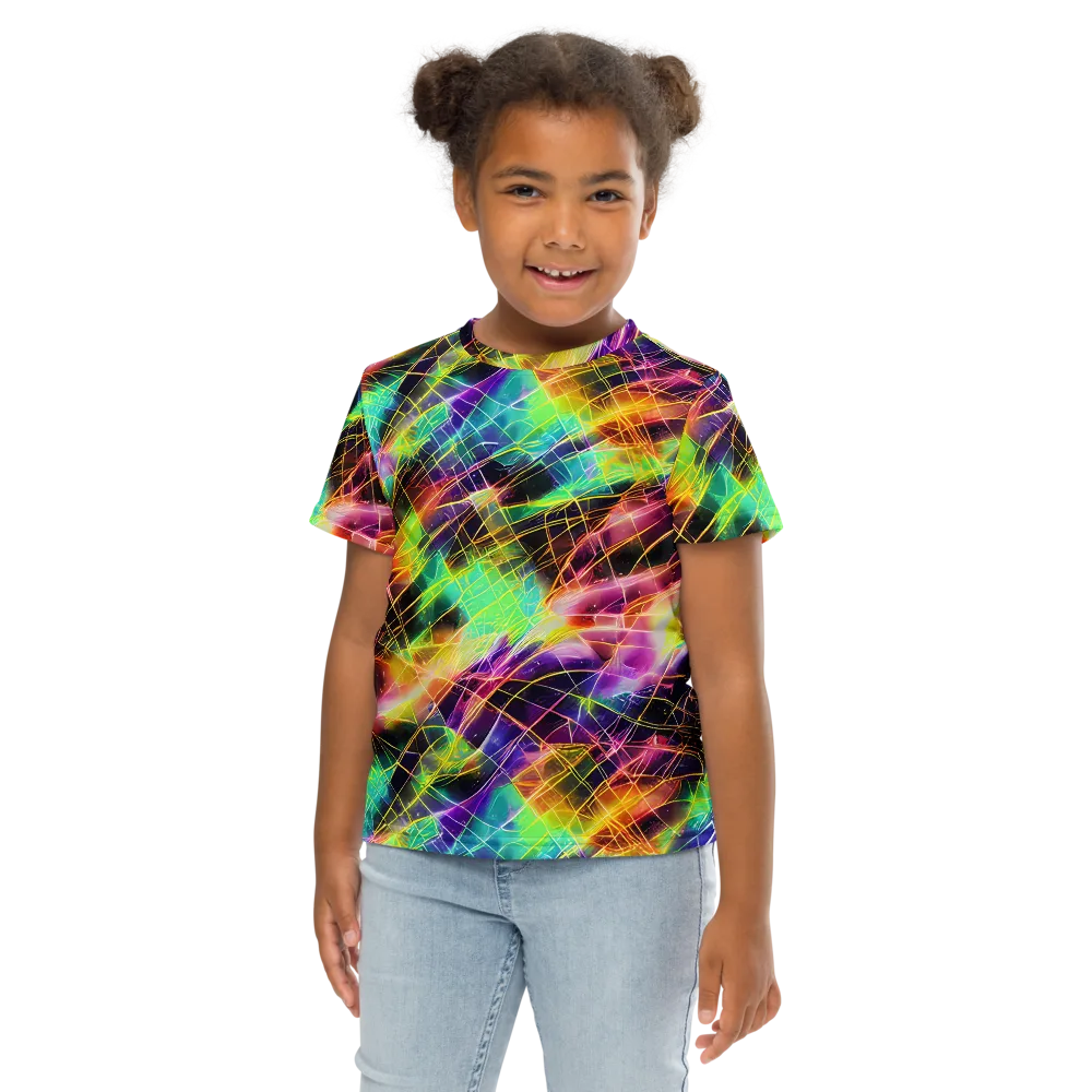 Stellar Shards on Kids Crew Neck T-Shirt — Front