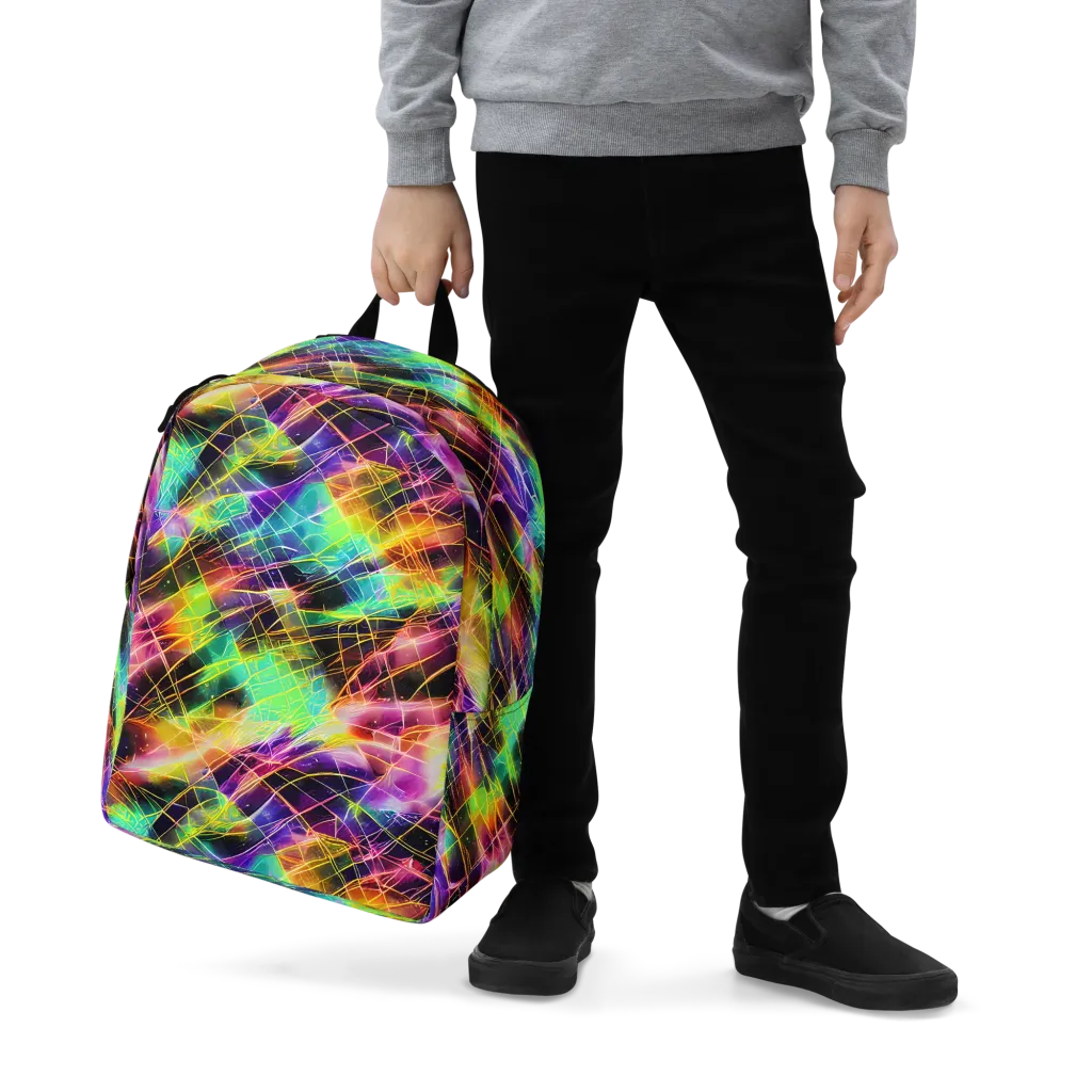 Stellar Shards on Minimalist Backpack — Zoomed-in