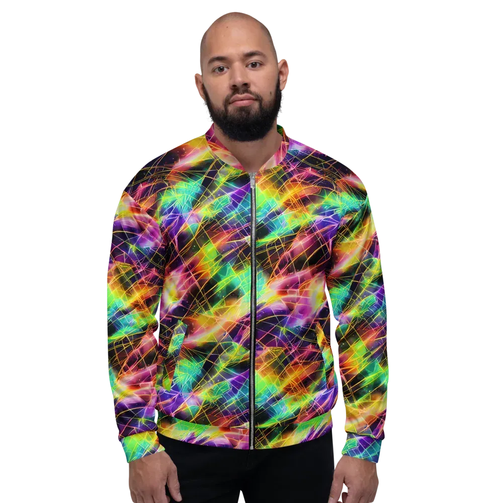 Stellar Shards on Bomber Jacket — Front