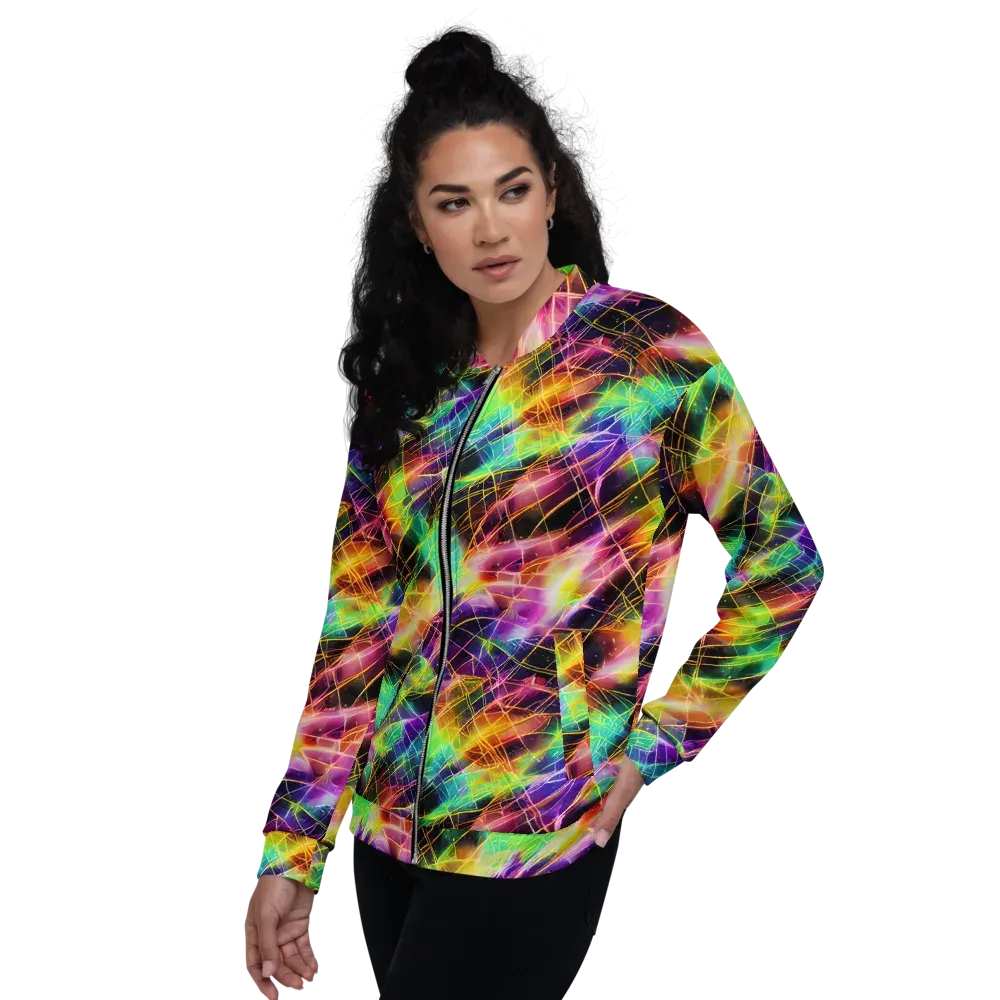 Stellar Shards on Bomber Jacket — Left