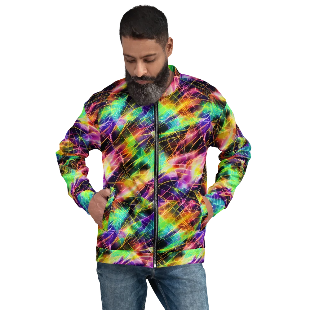 Stellar Shards on Bomber Jacket — Front