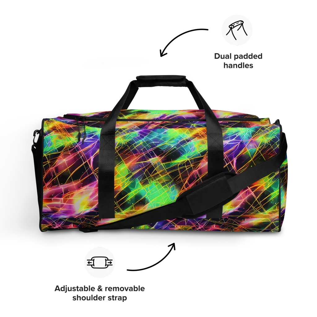 Stellar Shards on Duffle Bag — Front