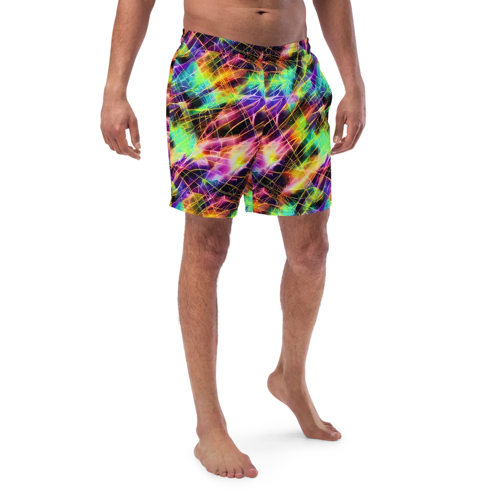 Stellar Shards on Swim Trunks — Front