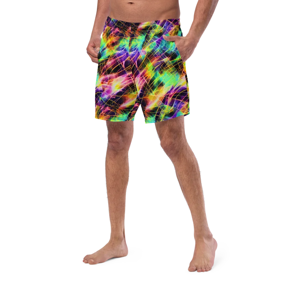 Stellar Shards on Swim Trunks — Left Front