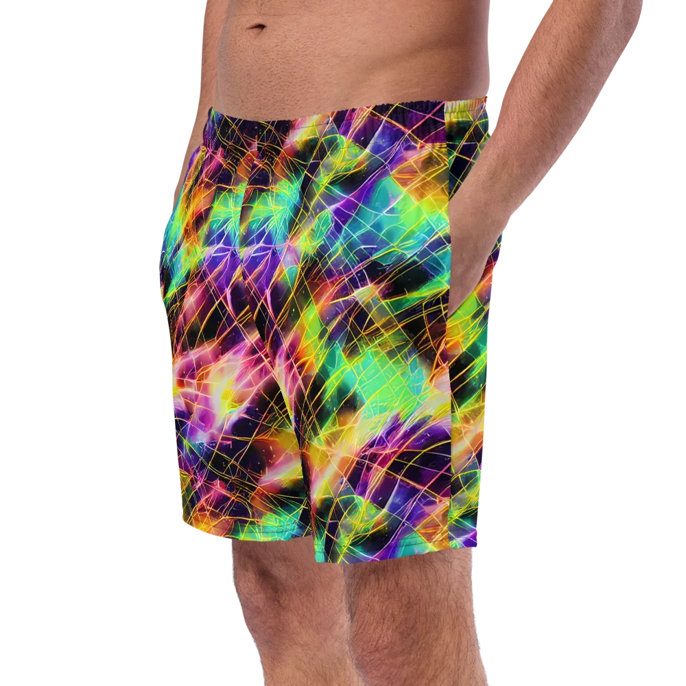 Stellar Shards on Swim Trunks — Left Front