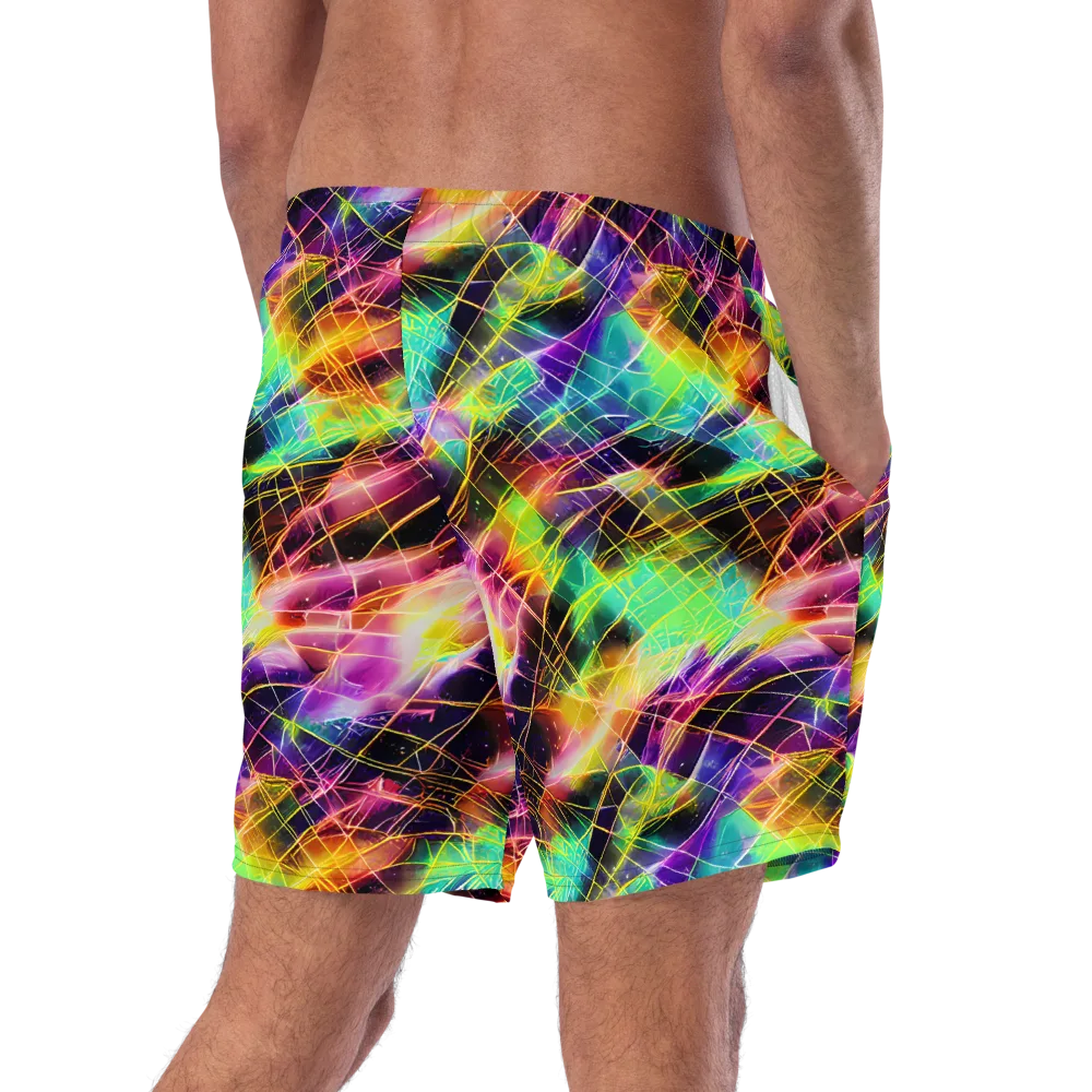 Stellar Shards on Swim Trunks — Right Back