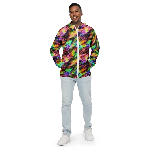 Stellar Shards on a Men's Windbreaker