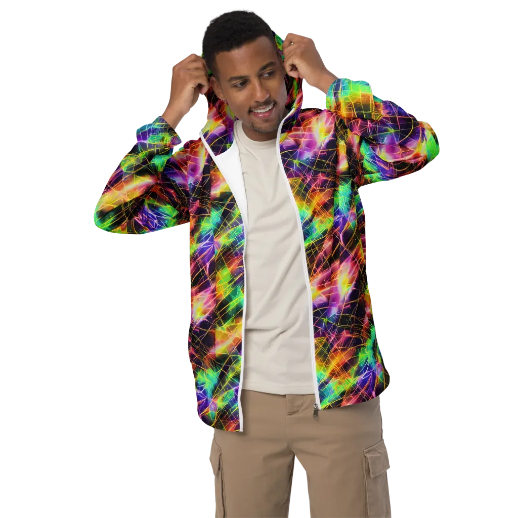 Stellar Shards on Men's Windbreaker — Front