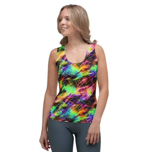 Stellar Shards on a Women's Tank Top