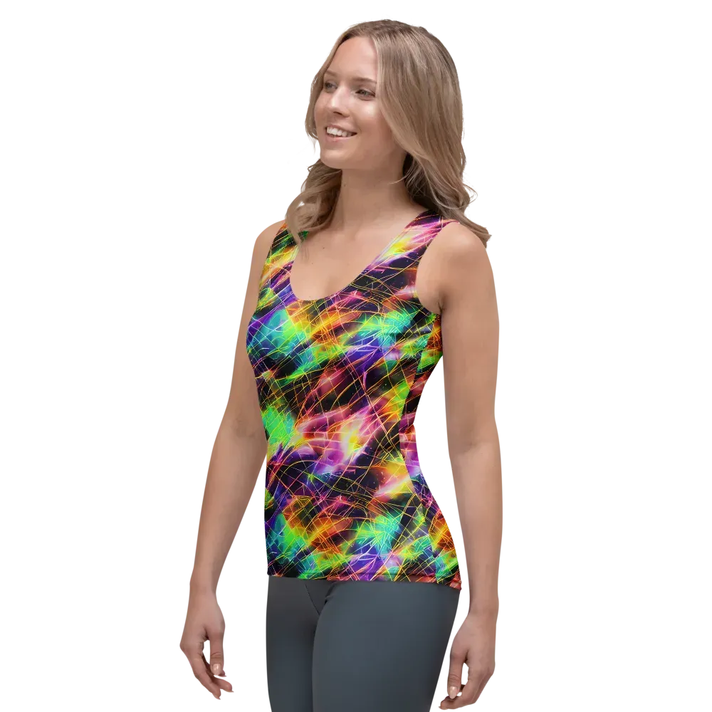 Stellar Shards on Women's Tank Top — Left Front