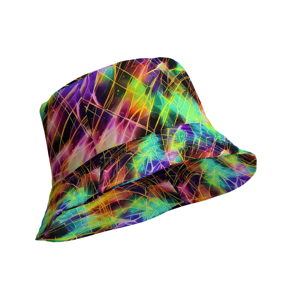 Stellar Shards on Reversible Bucket Hat — Product details Outside