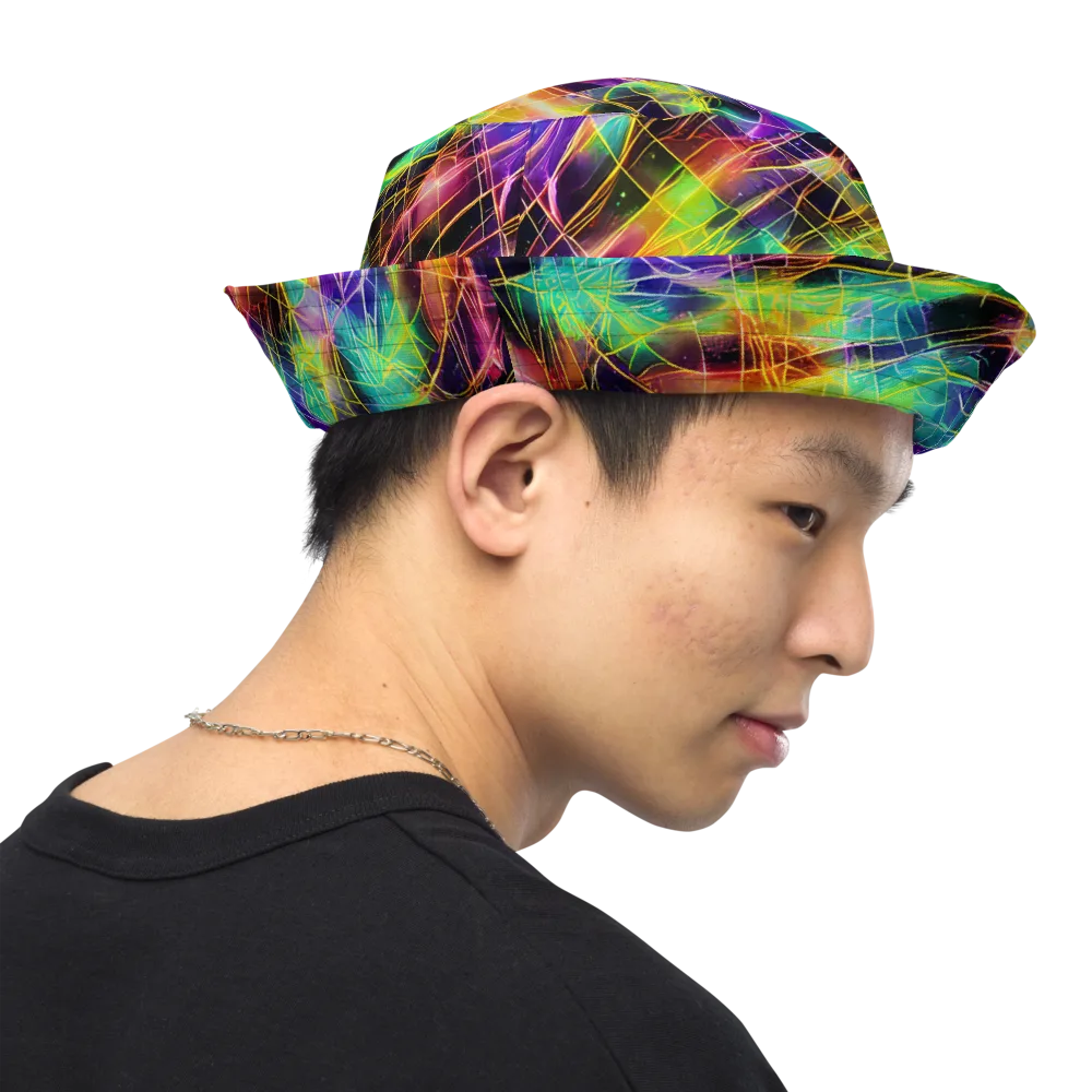 Stellar Shards on Reversible Bucket Hat — Right Outside