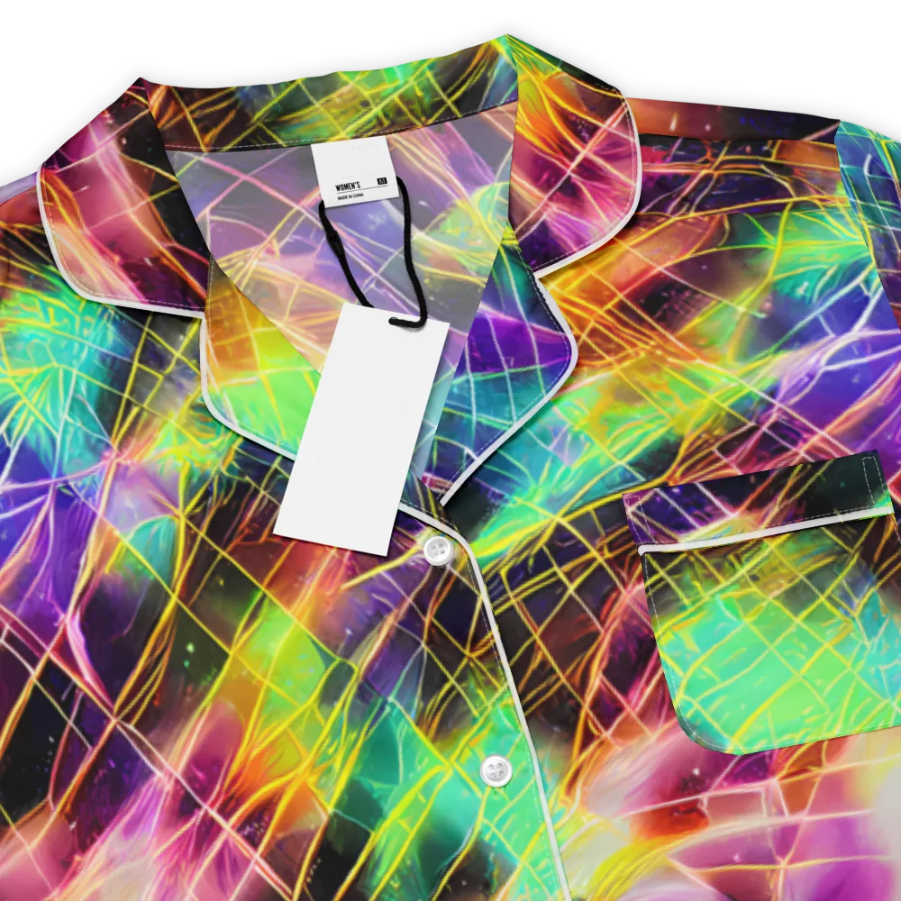 Stellar Shards on Women's Short Sleeve Pajama Top — Product details