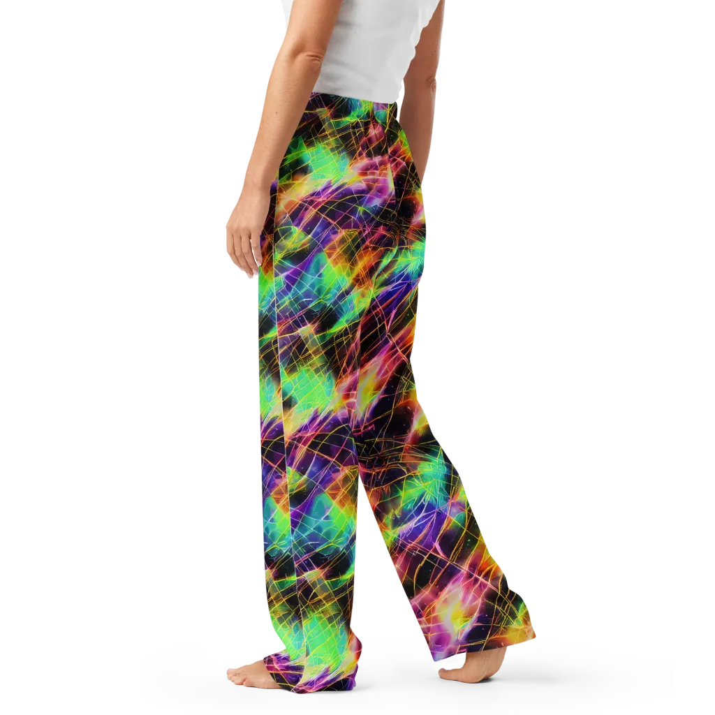 Stellar Shards on Women's Pajama Pants — Left