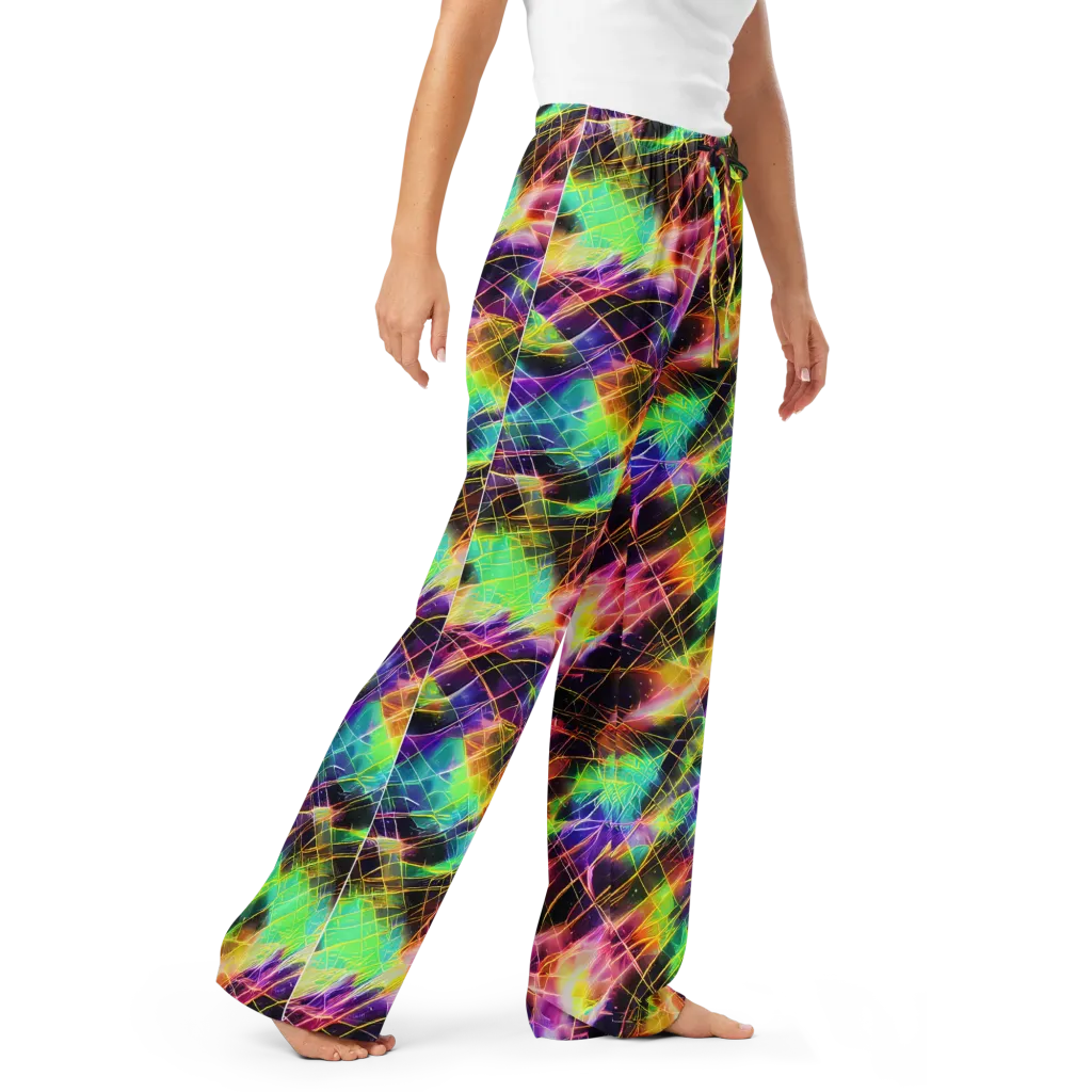 Stellar Shards on Women's Pajama Pants — Right Front
