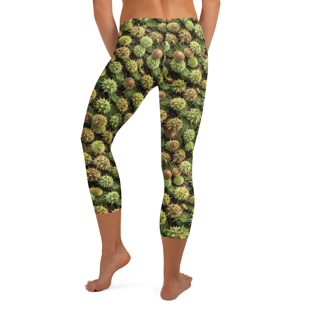 Thornfruit Canopy on Capri Leggings — Back