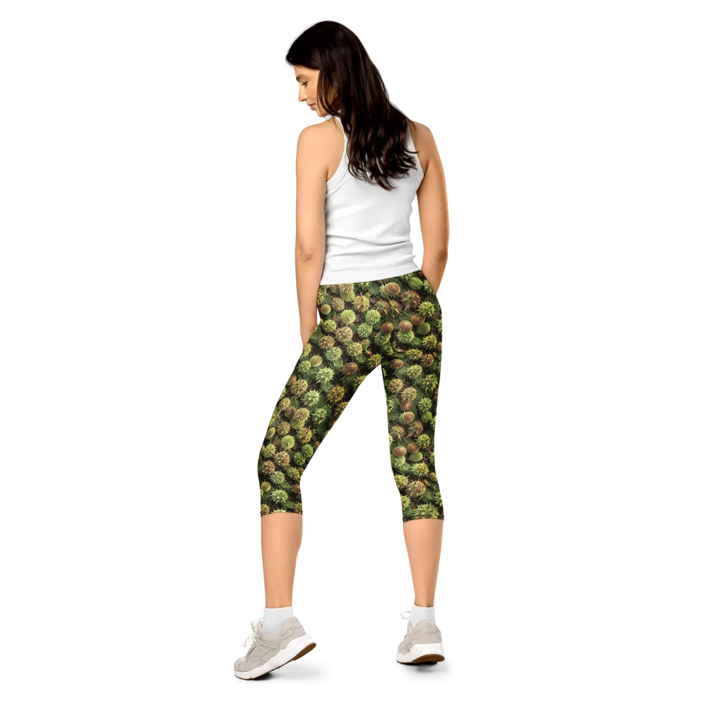 Thornfruit Canopy on Capri Leggings — Back